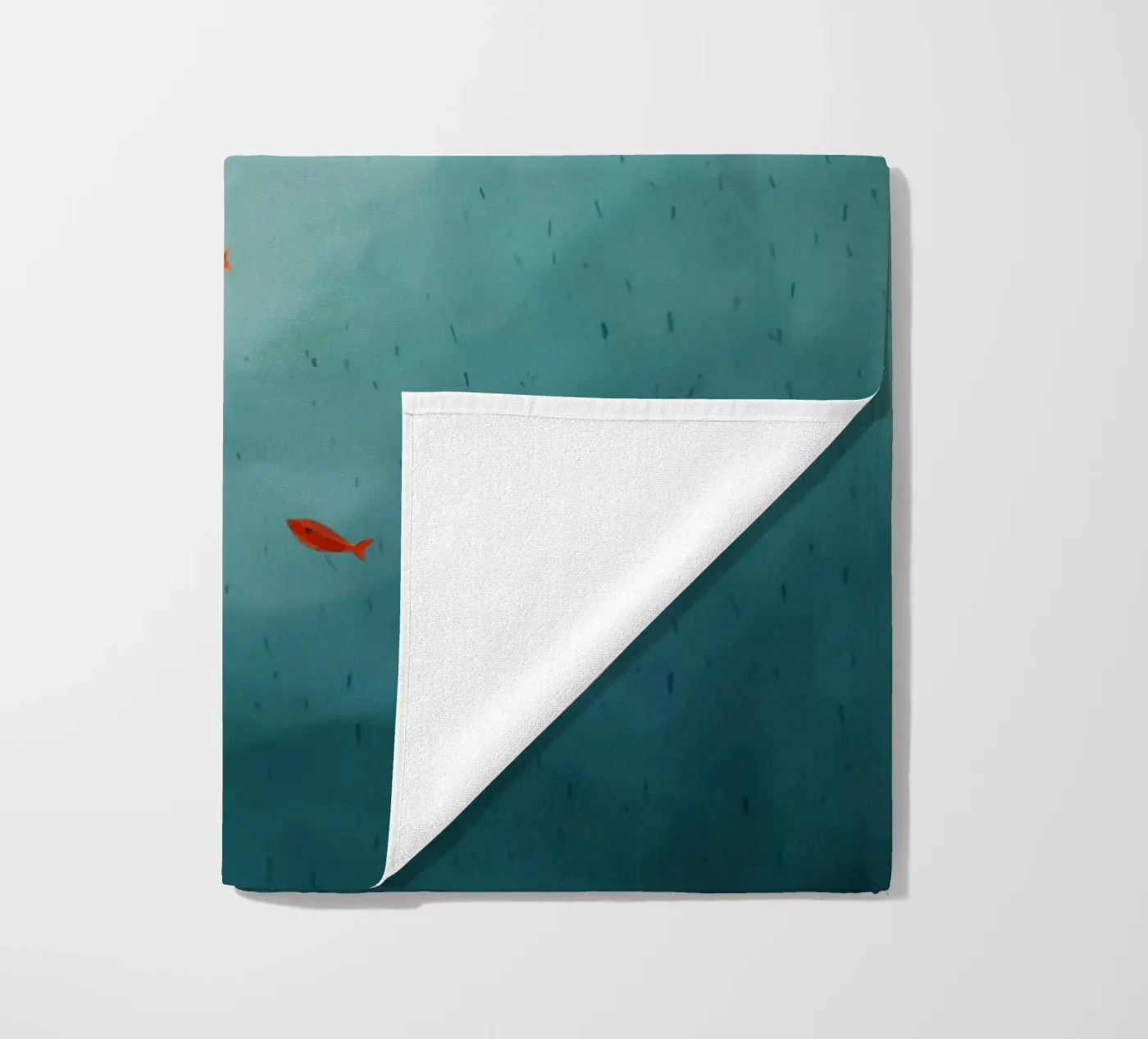 Rood bootje strandhanddoek van Indigo Rain