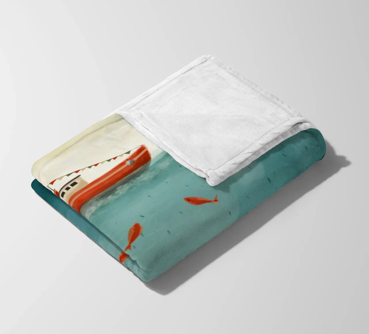 Rood bootje fleecedeken van Indigo Rain