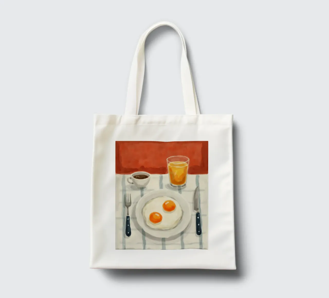 Colazione con uova borsa in juta da Indigo Rain