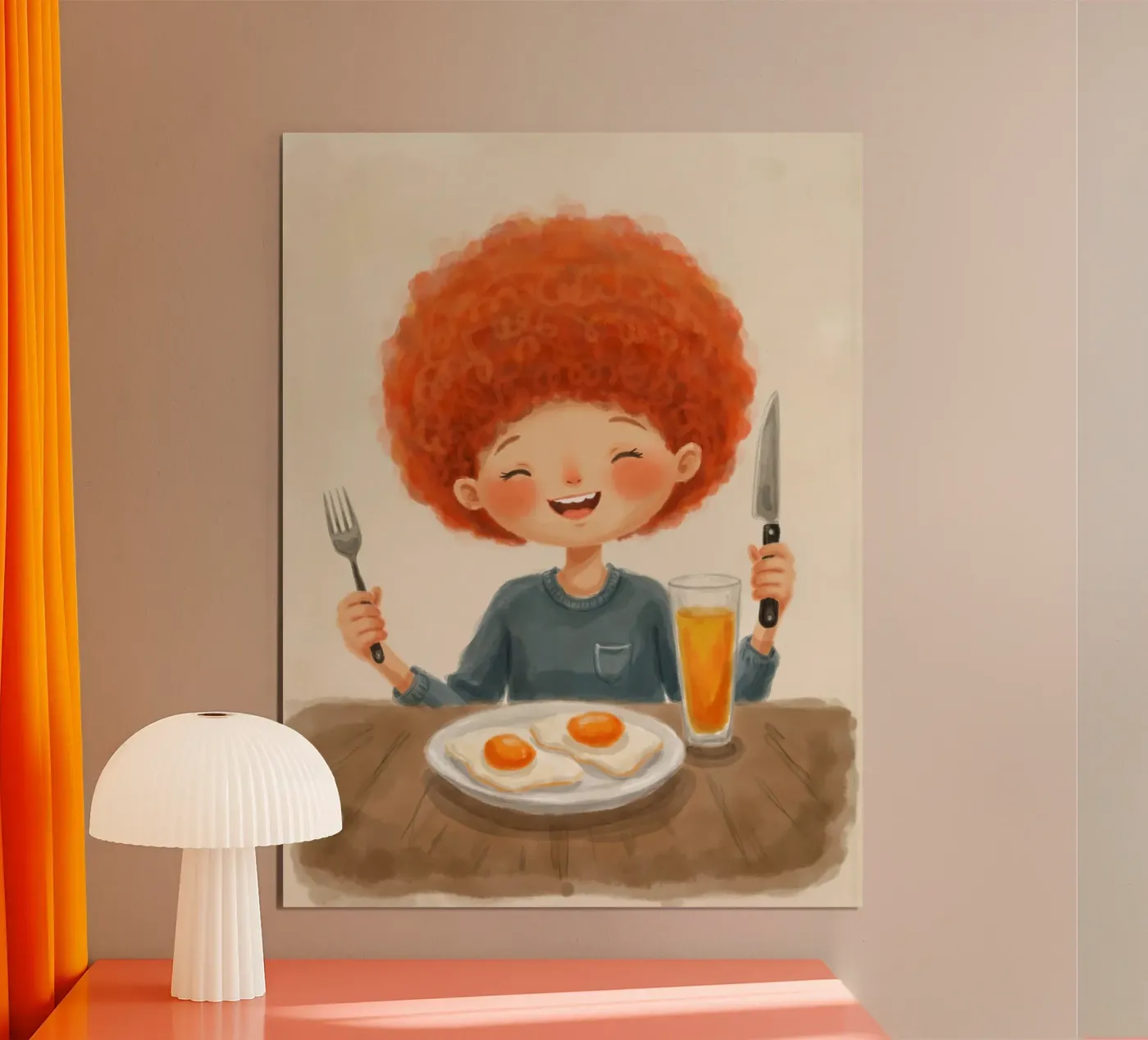 Breakfast Time poster by Indigo Rain