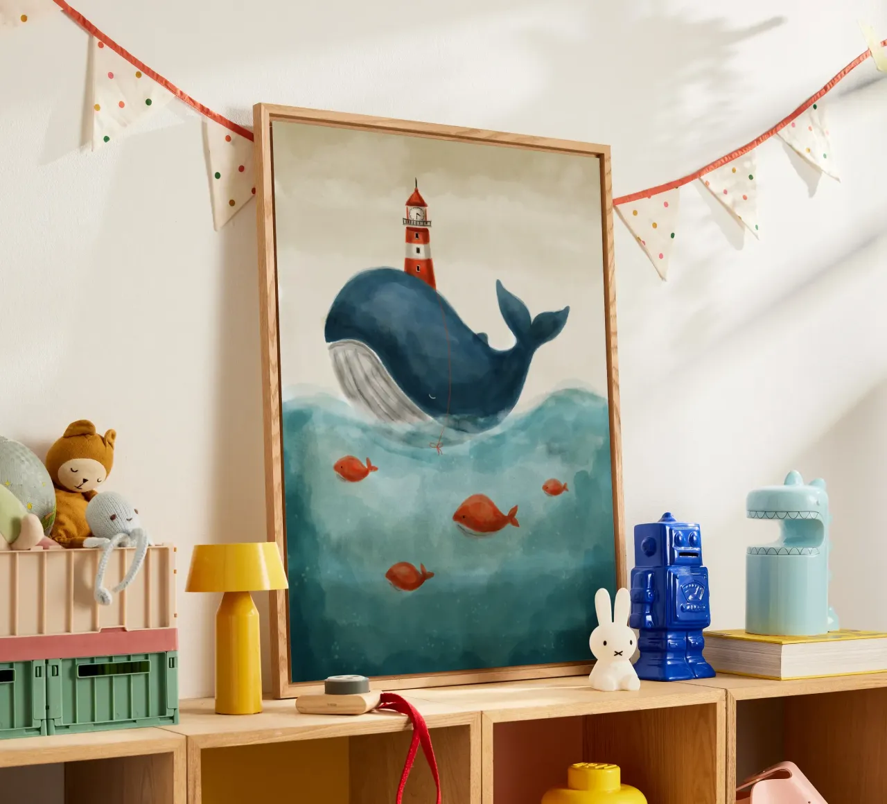 Balena blu plexiglass da Indigo Rain