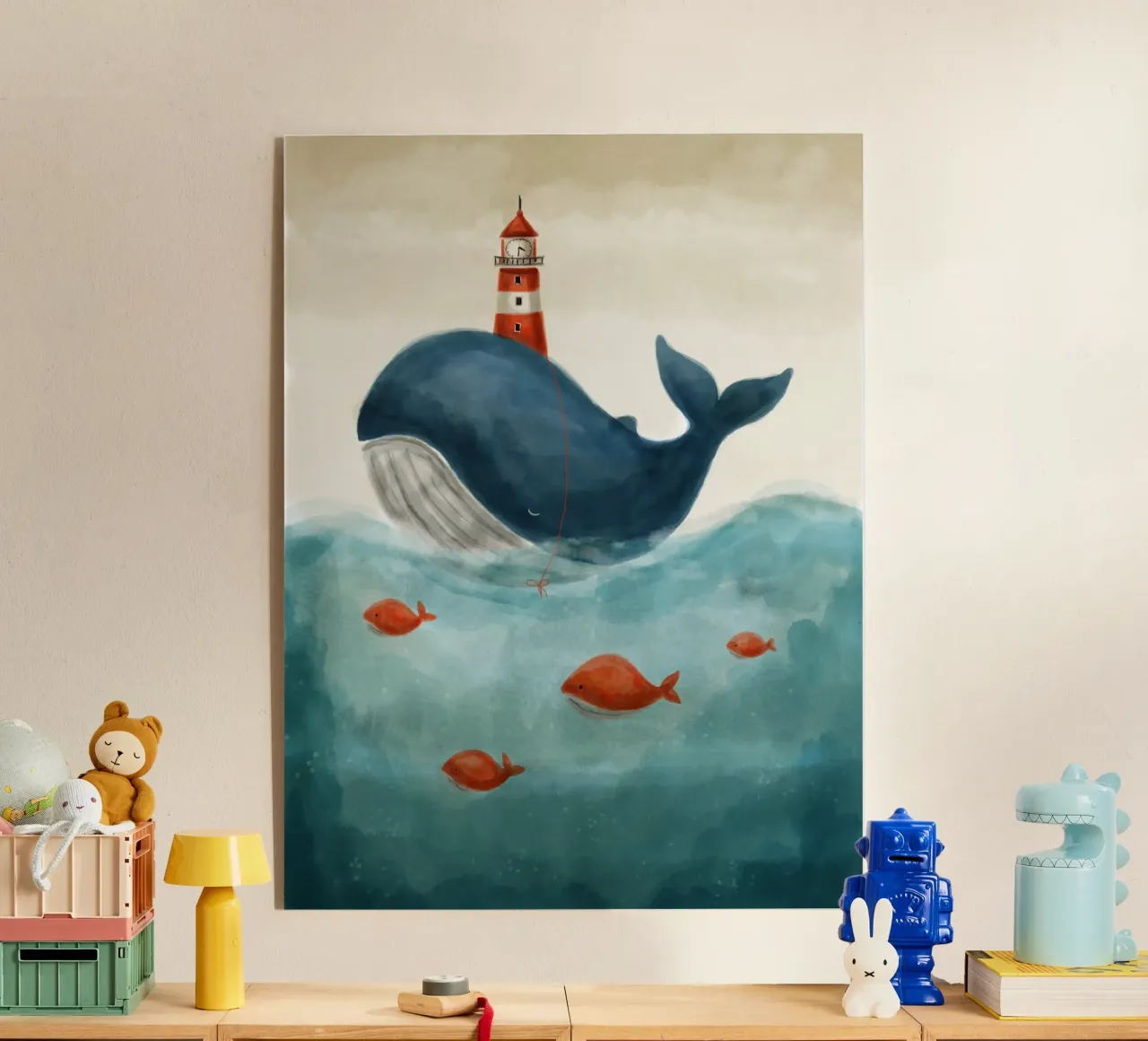 Balena blu plexiglass da Indigo Rain