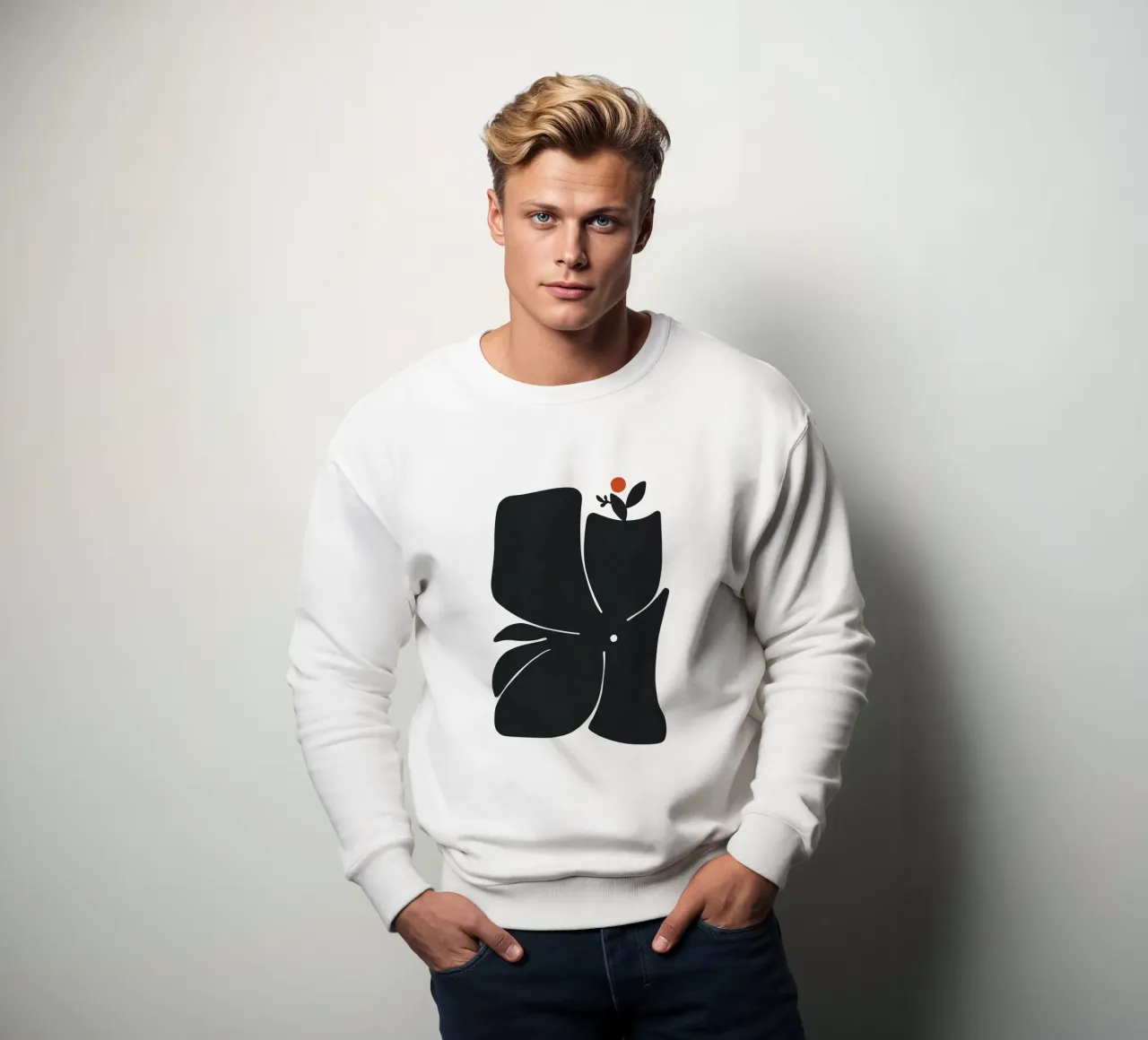 Modulo floreale 01 felpa da amini54