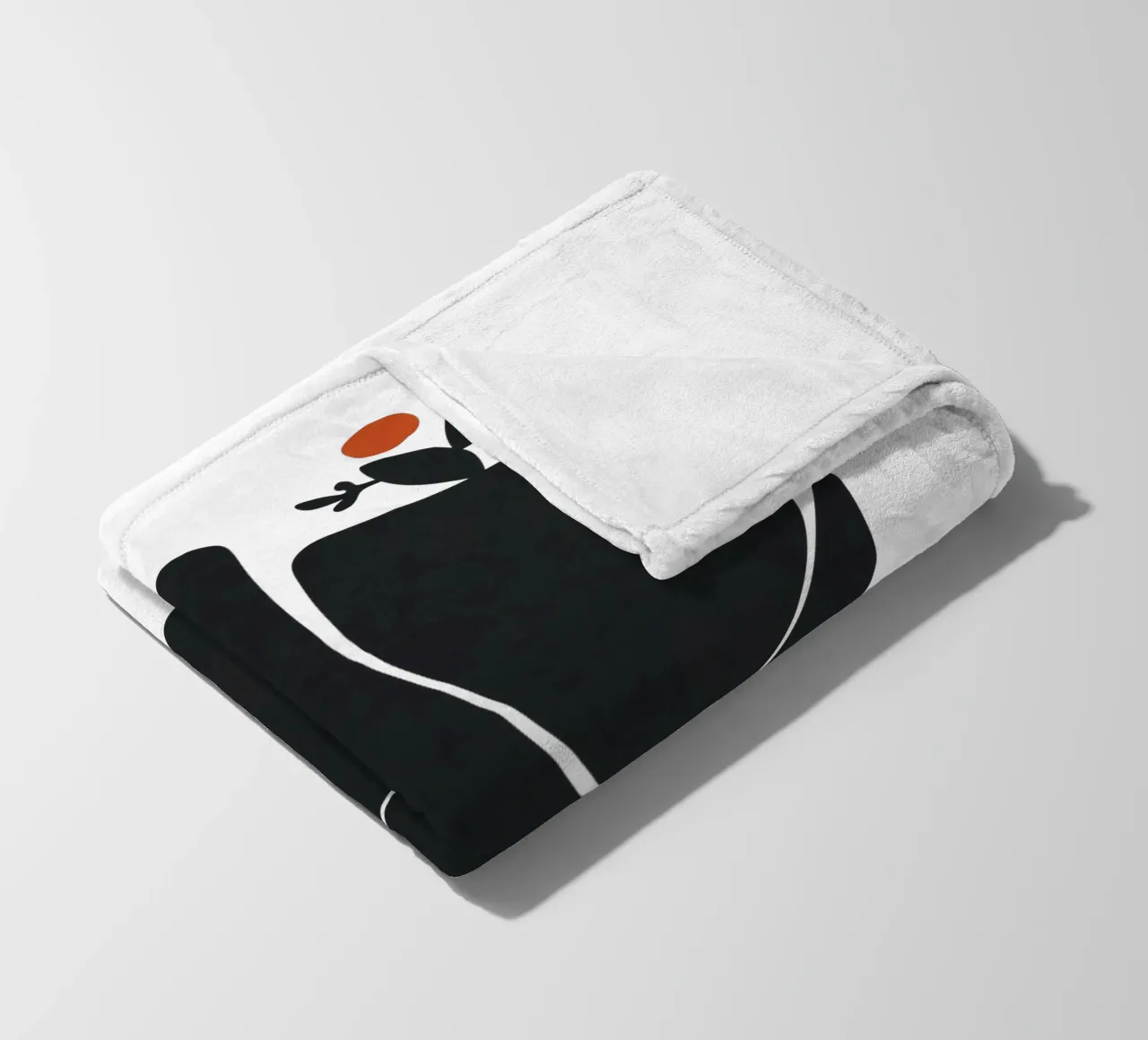 Modulo floreale 01 coperta in pile da amini54