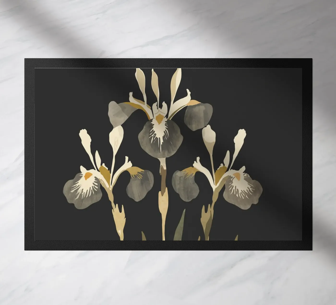 Schwertlilien Fußmatte von ThingDesign