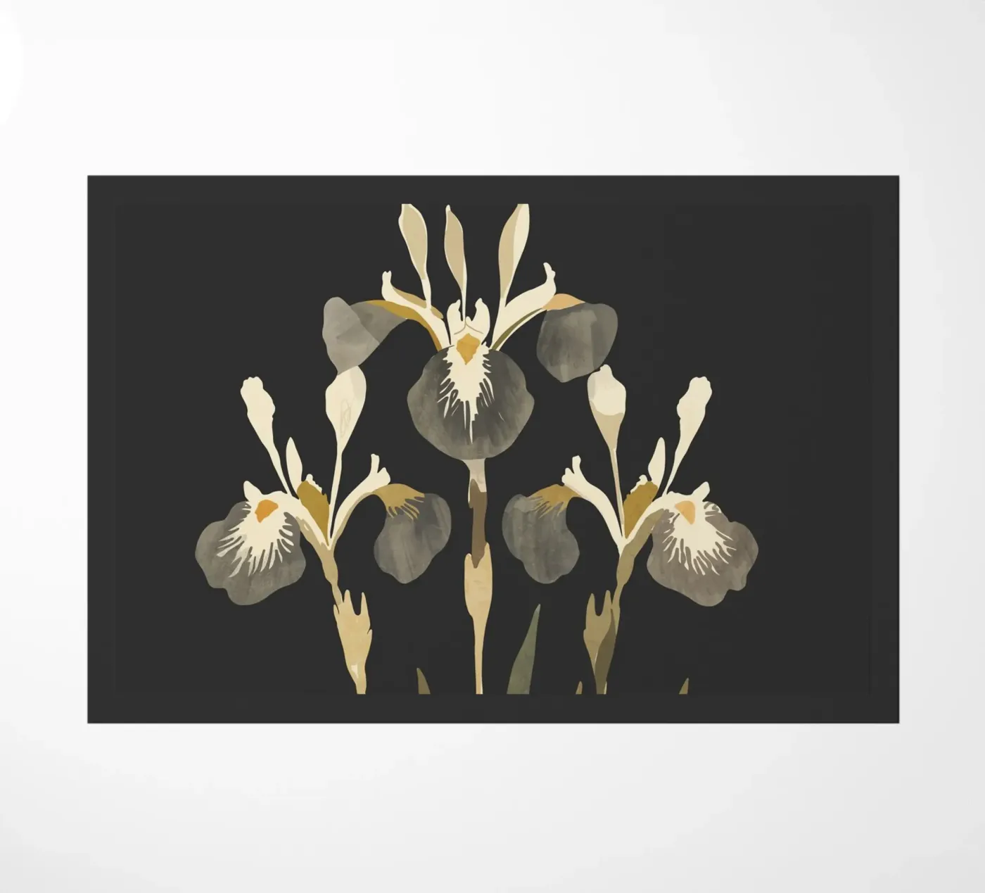 Schwertlilien Fußmatte von ThingDesign