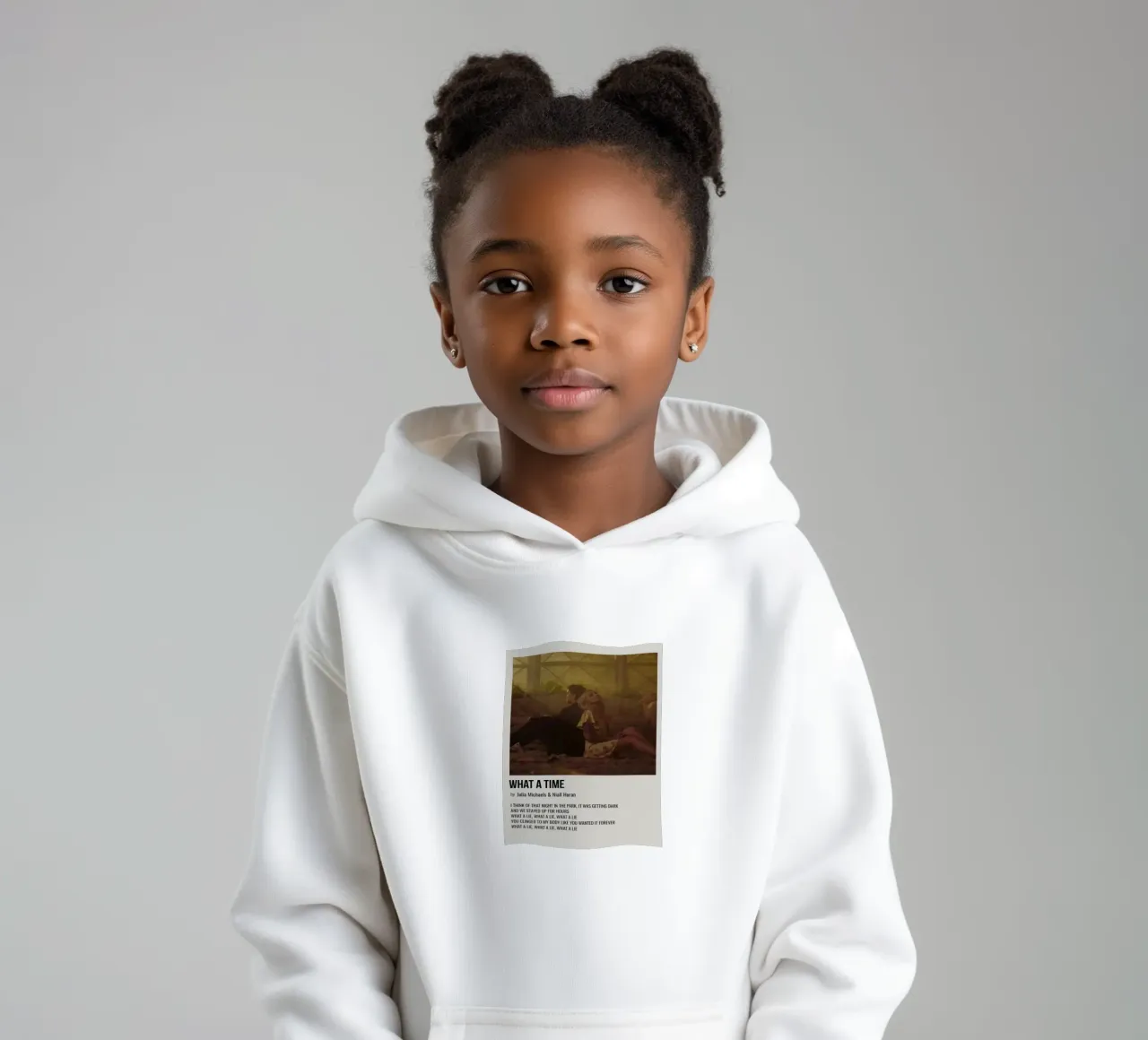 WHAT A TIME by Julia Michaels and Niall Horan sudadera con capucha para niño de SoundStudio