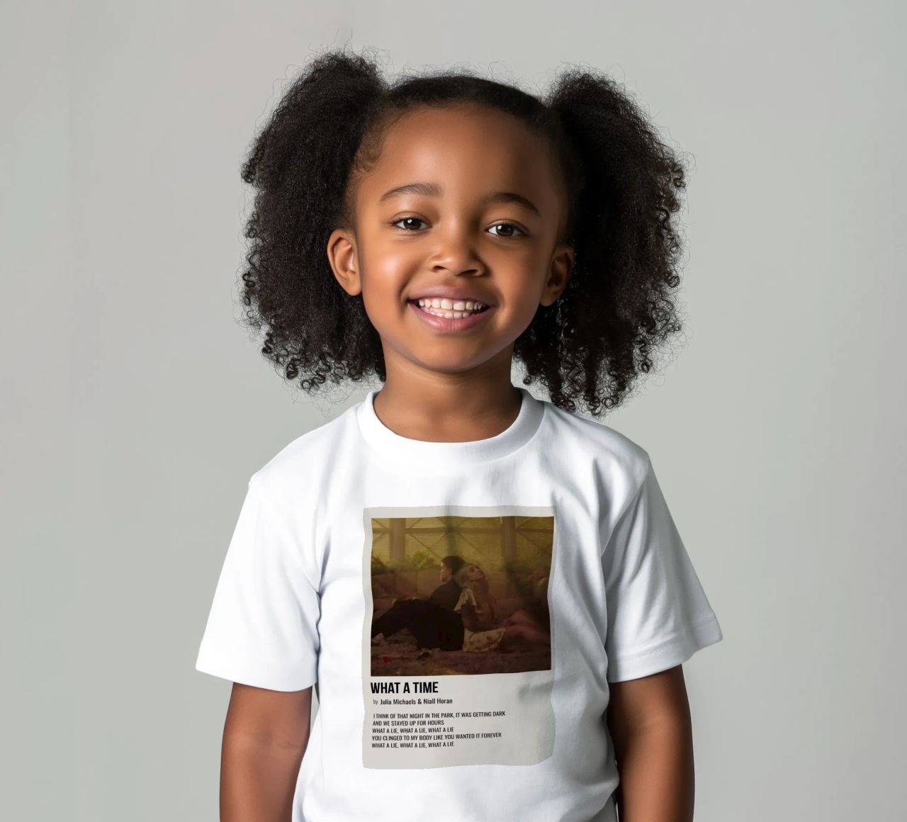 WHAT A TIME by Julia Michaels and Niall Horan t-shirt bambini da SoundStudio