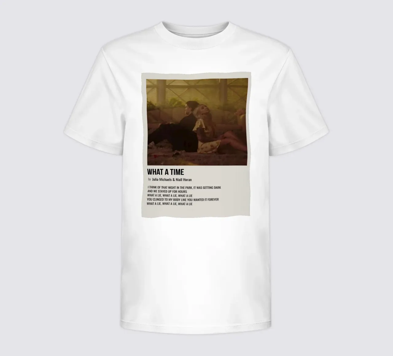 WHAT A TIME by Julia Michaels and Niall Horan t-shirt bambini da SoundStudio