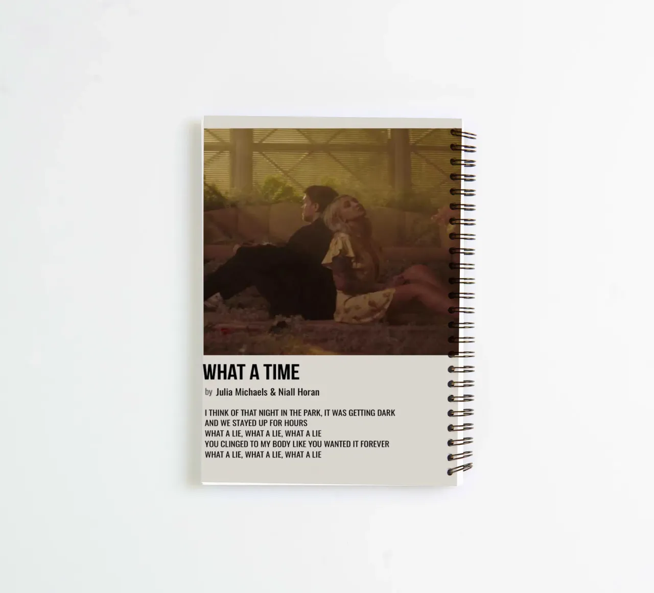 WHAT A TIME by Julia Michaels and Niall Horan diario ad anelli da SoundStudio