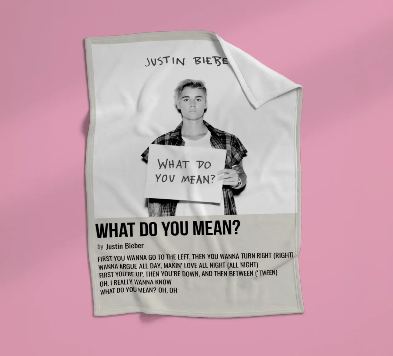 WHAT DO YOU MEAN by Justin Bieber coperta in pile da SoundStudio