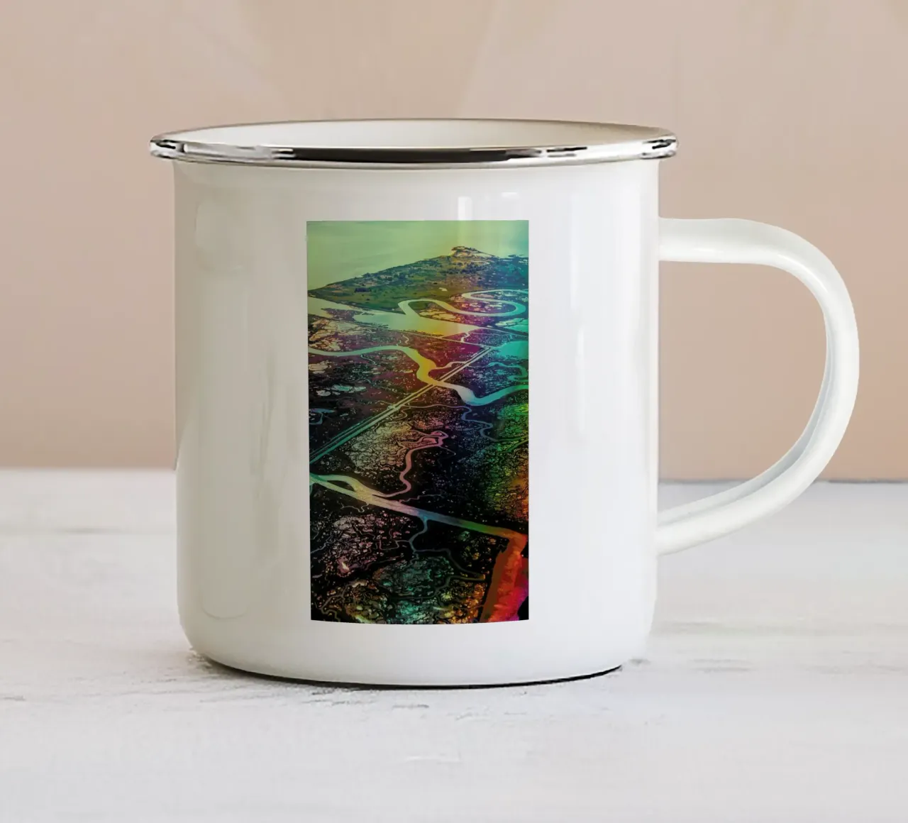 The Veins tazza in smalto da Pale Grain