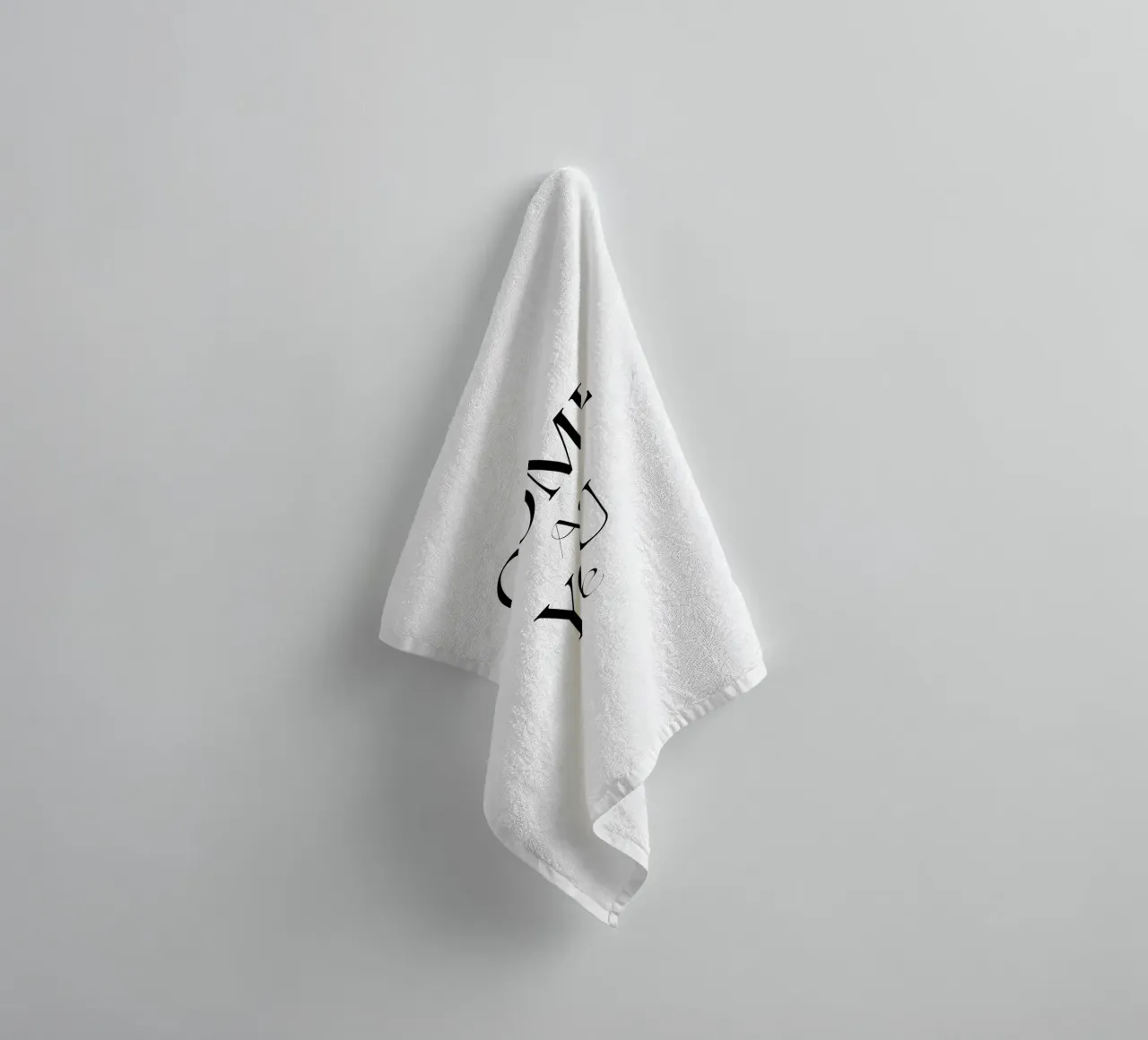 Come As You Are Minimalist typography towel by YV TYPOGRAPHY