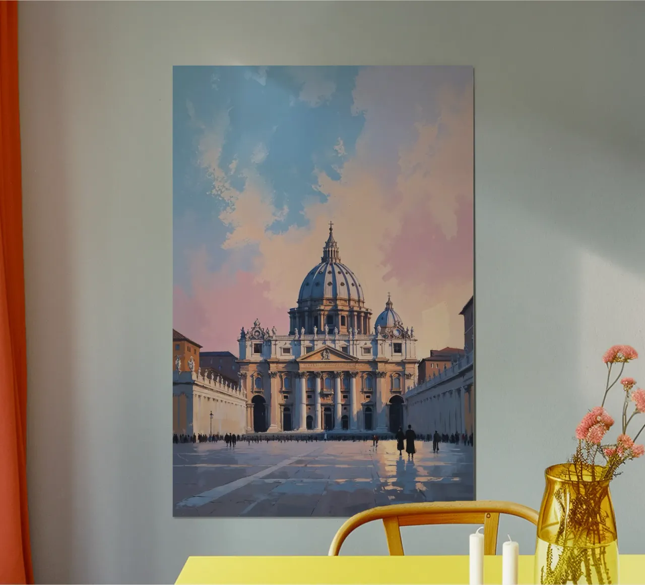 Morning Glow Over St. Peter’s poster by AlbertKlee