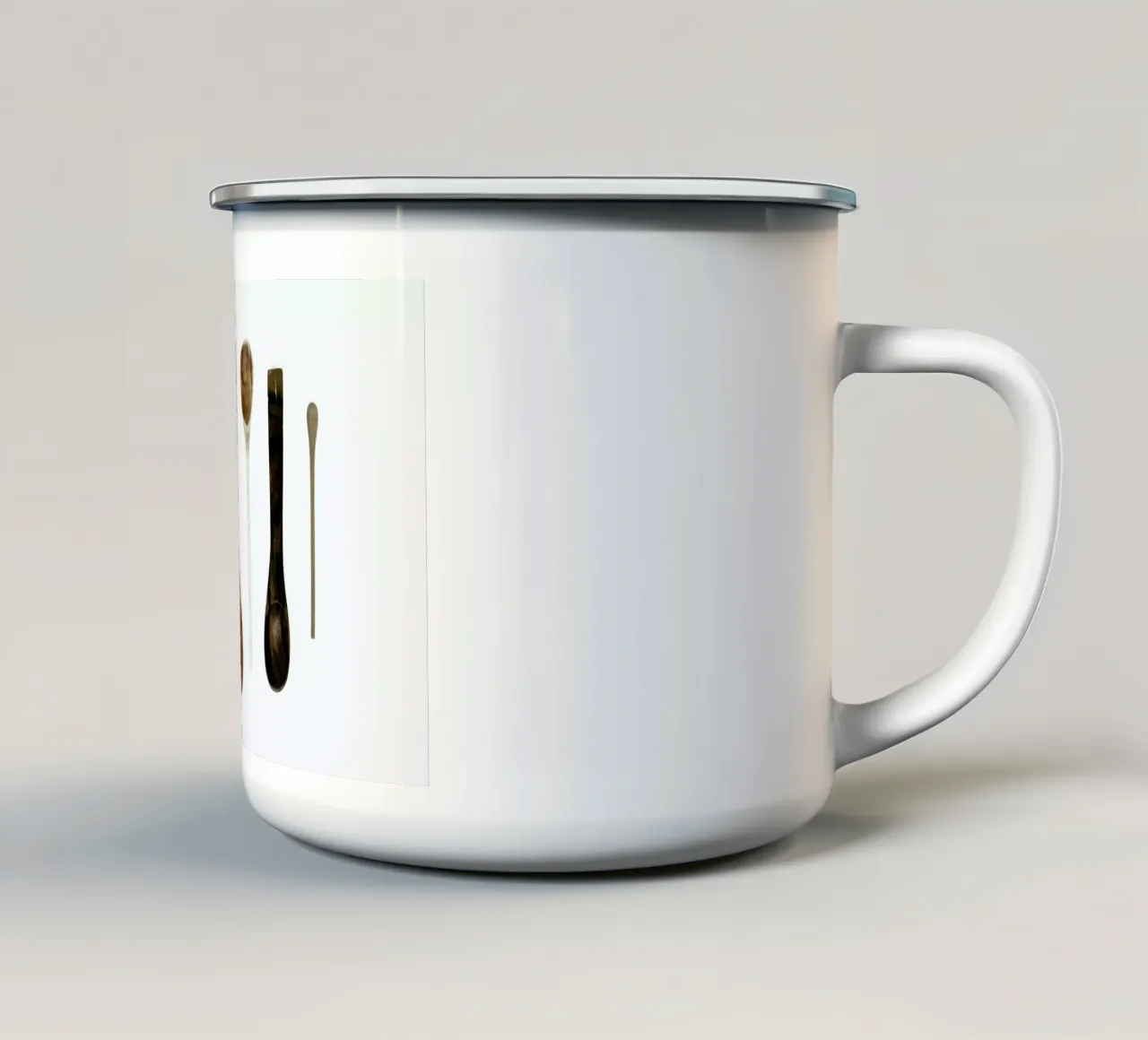 Spoon Collection N1 Emaille Tasse von Miles of Light