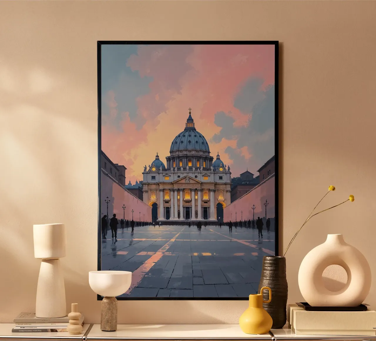 A Dreamy Evening at St. Peter’s poster da AlbertKlee
