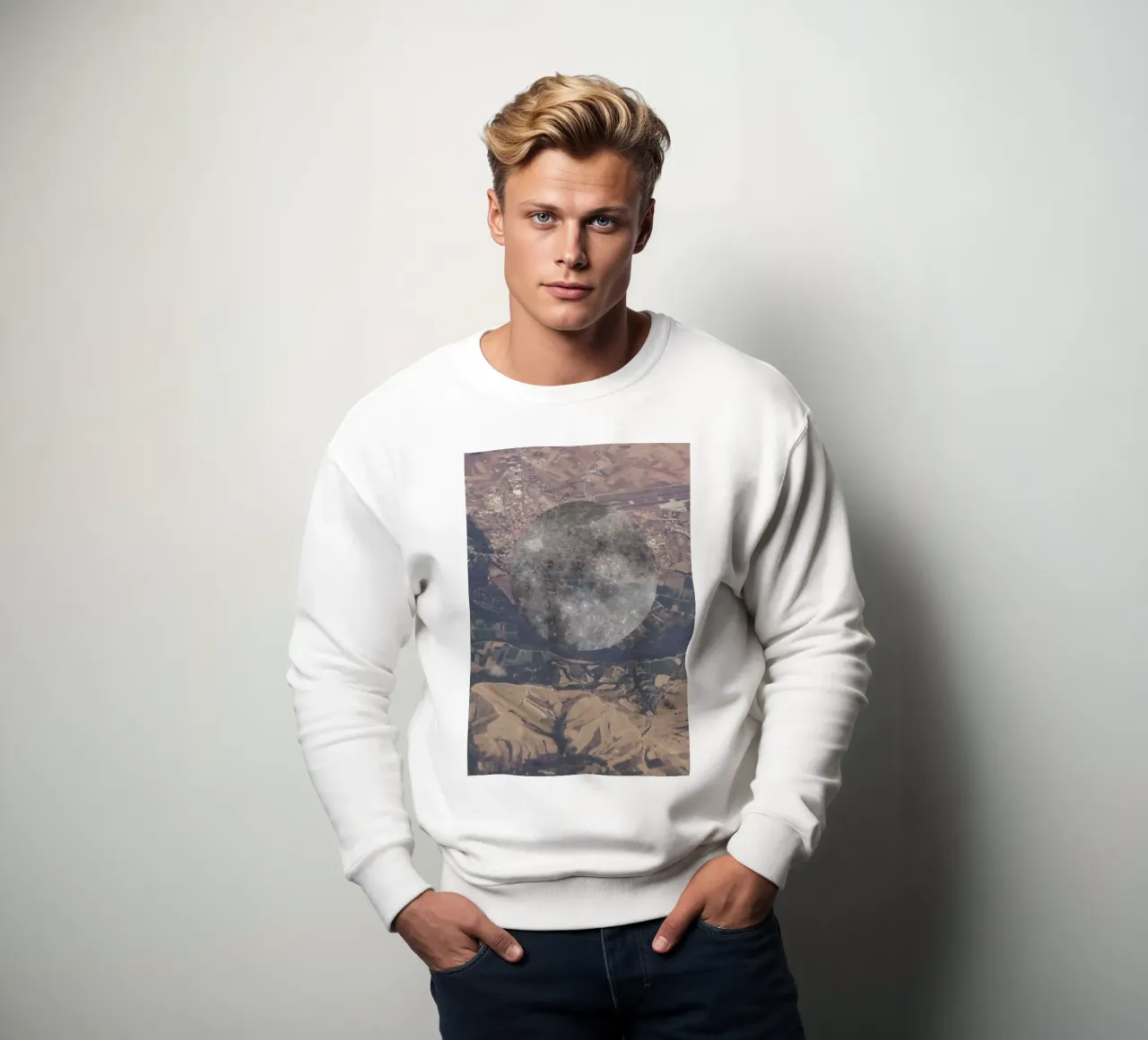 Death from above Sweatshirt von Nicolas Messaritis
