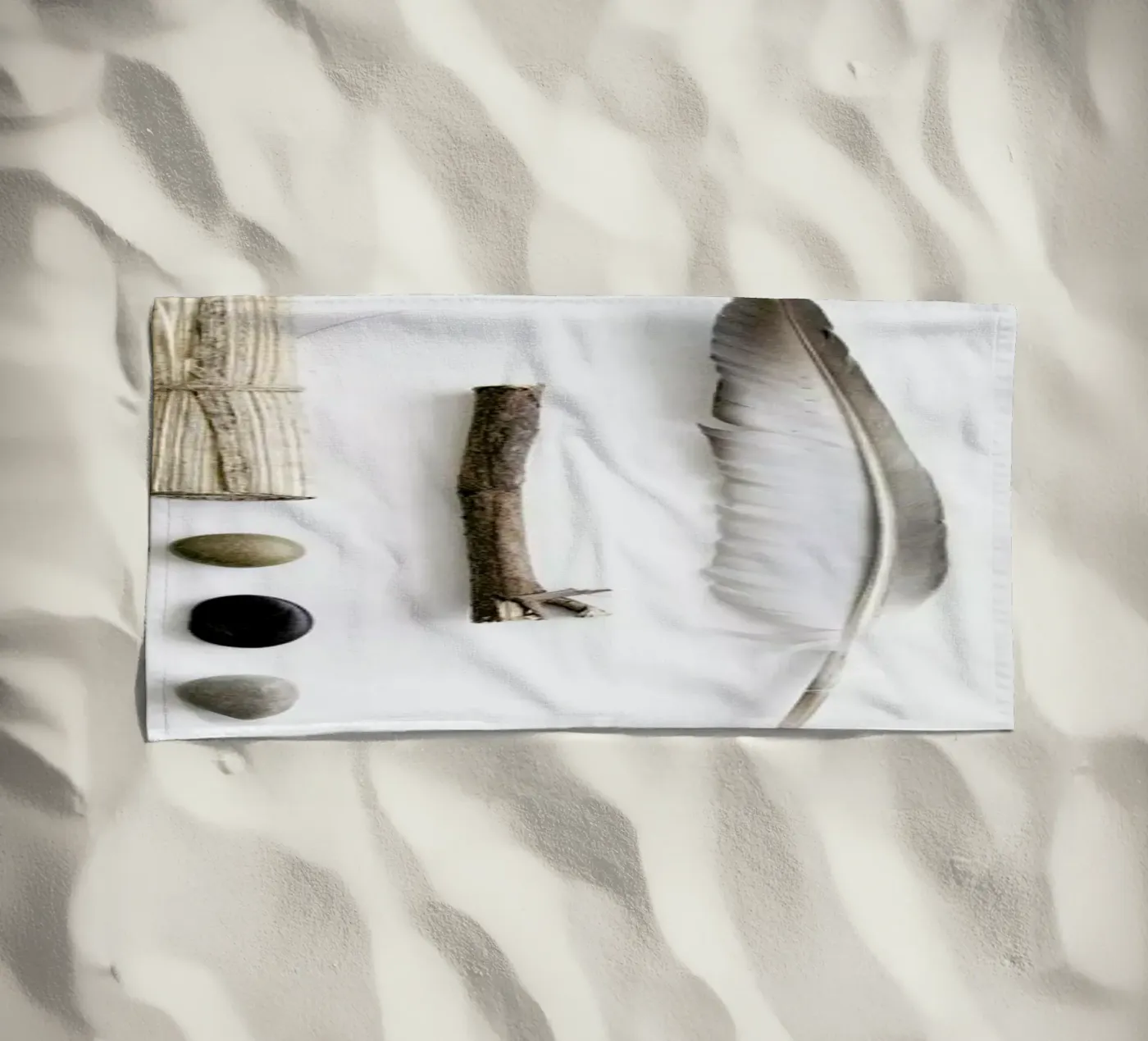 Tribe beach towel by Miles of Light