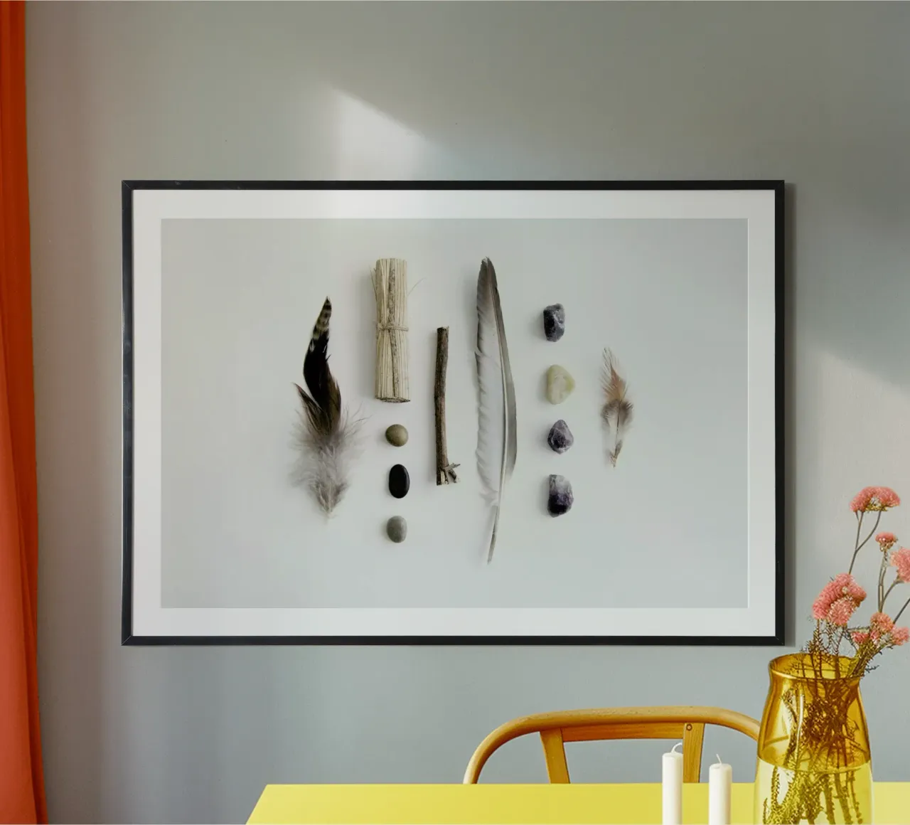 Tribe poster con telaio in legno da Miles of Light