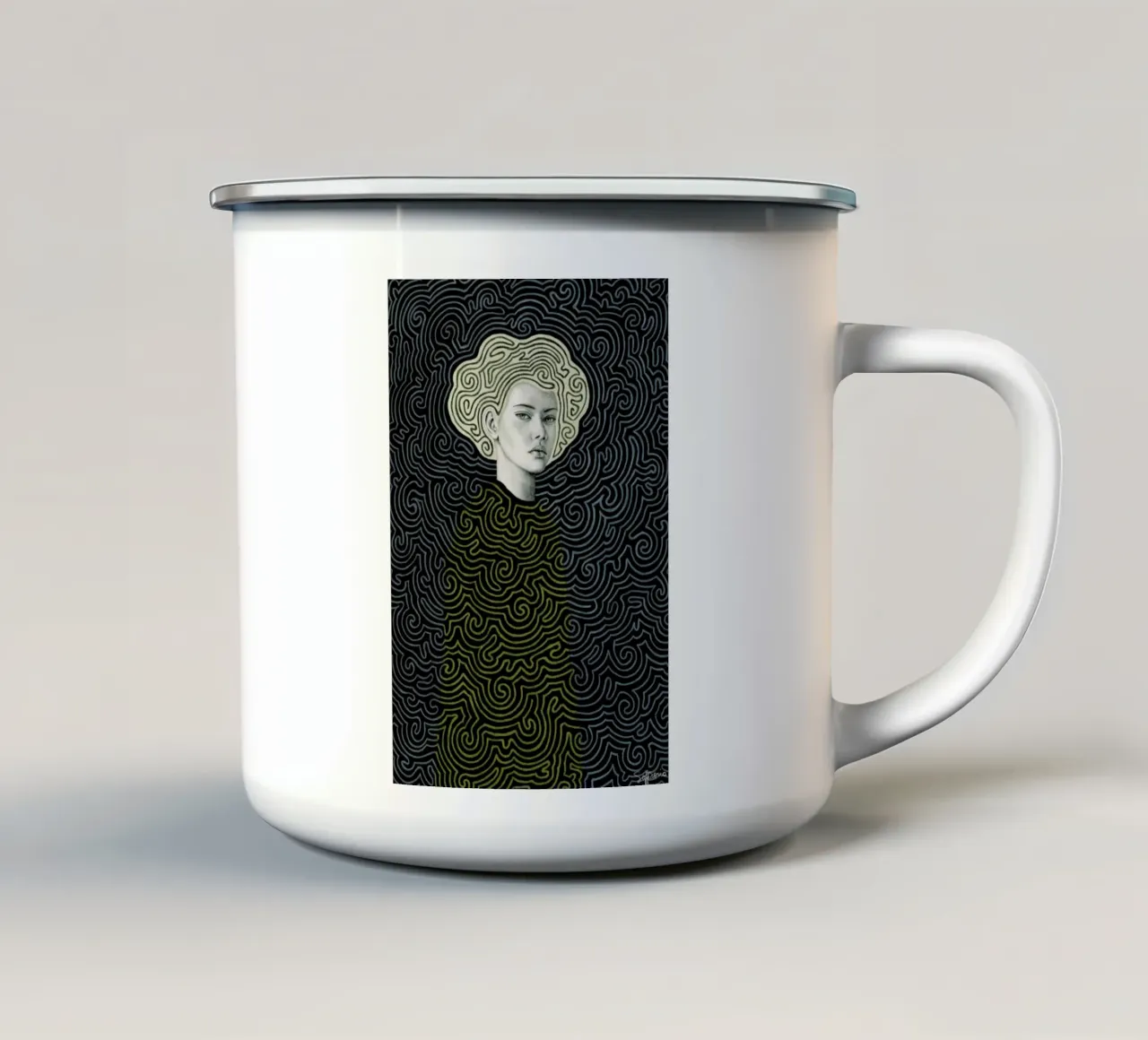 Vlada taza de esmalte de Sofia Bonati
