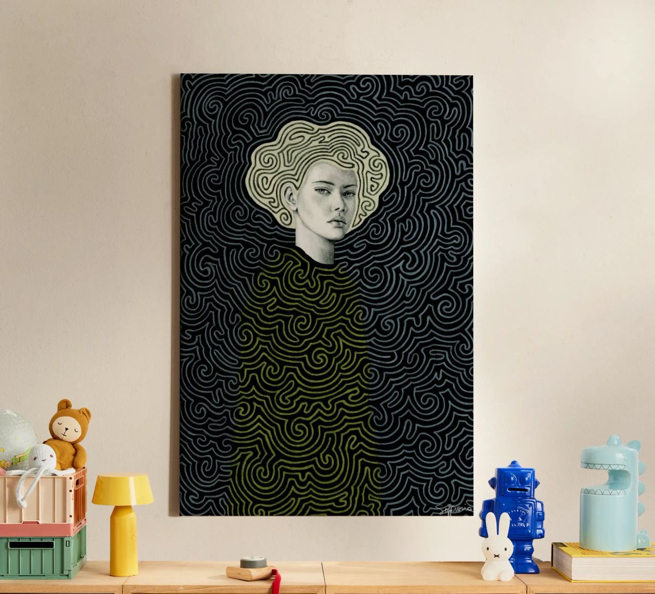 Vlada Leinwand von Sofia Bonati