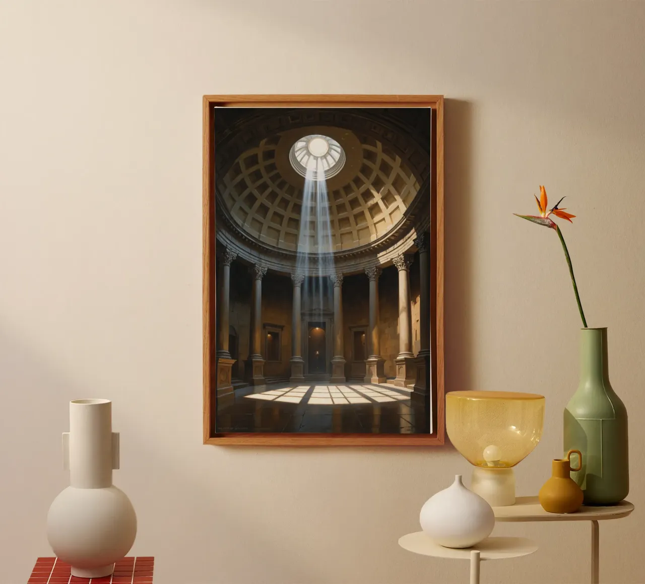 Pantheon Dome with Radiant Light tela da AlbertKlee