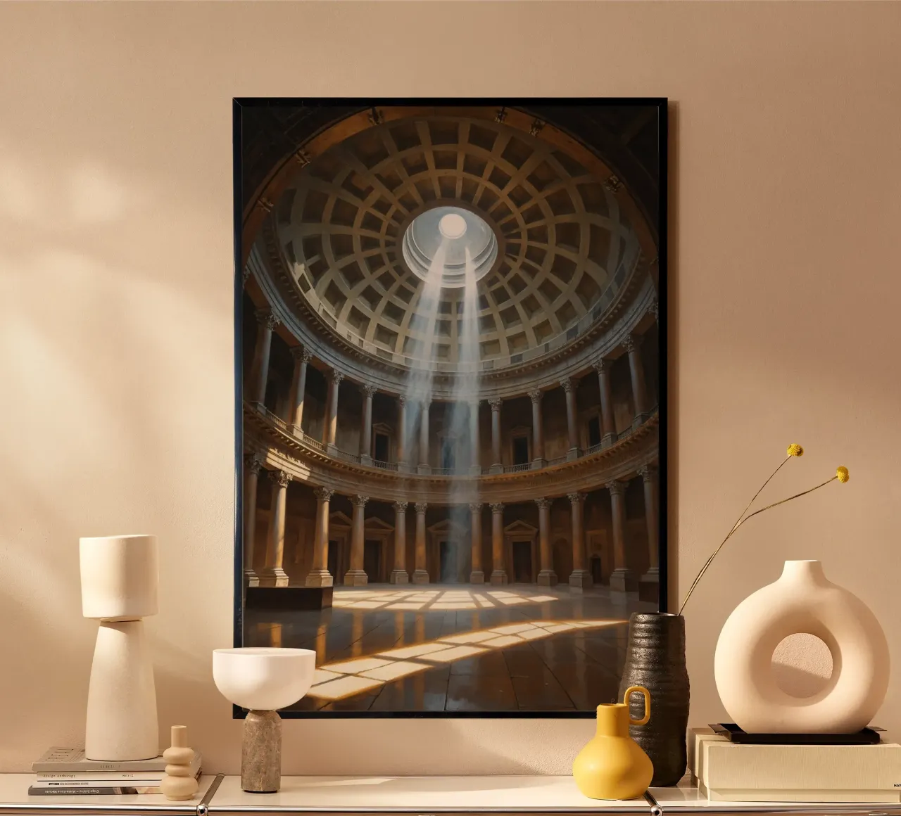 Pantheon’s Timeless Light and Shadow carta hahnemühle da AlbertKlee