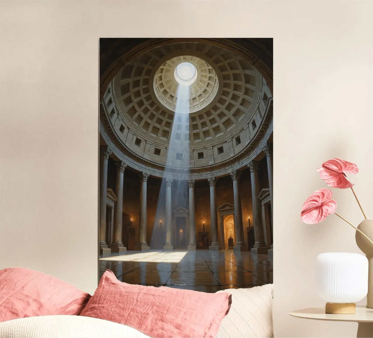 Sacred Light of the Pantheon carta hahnemühle da AlbertKlee