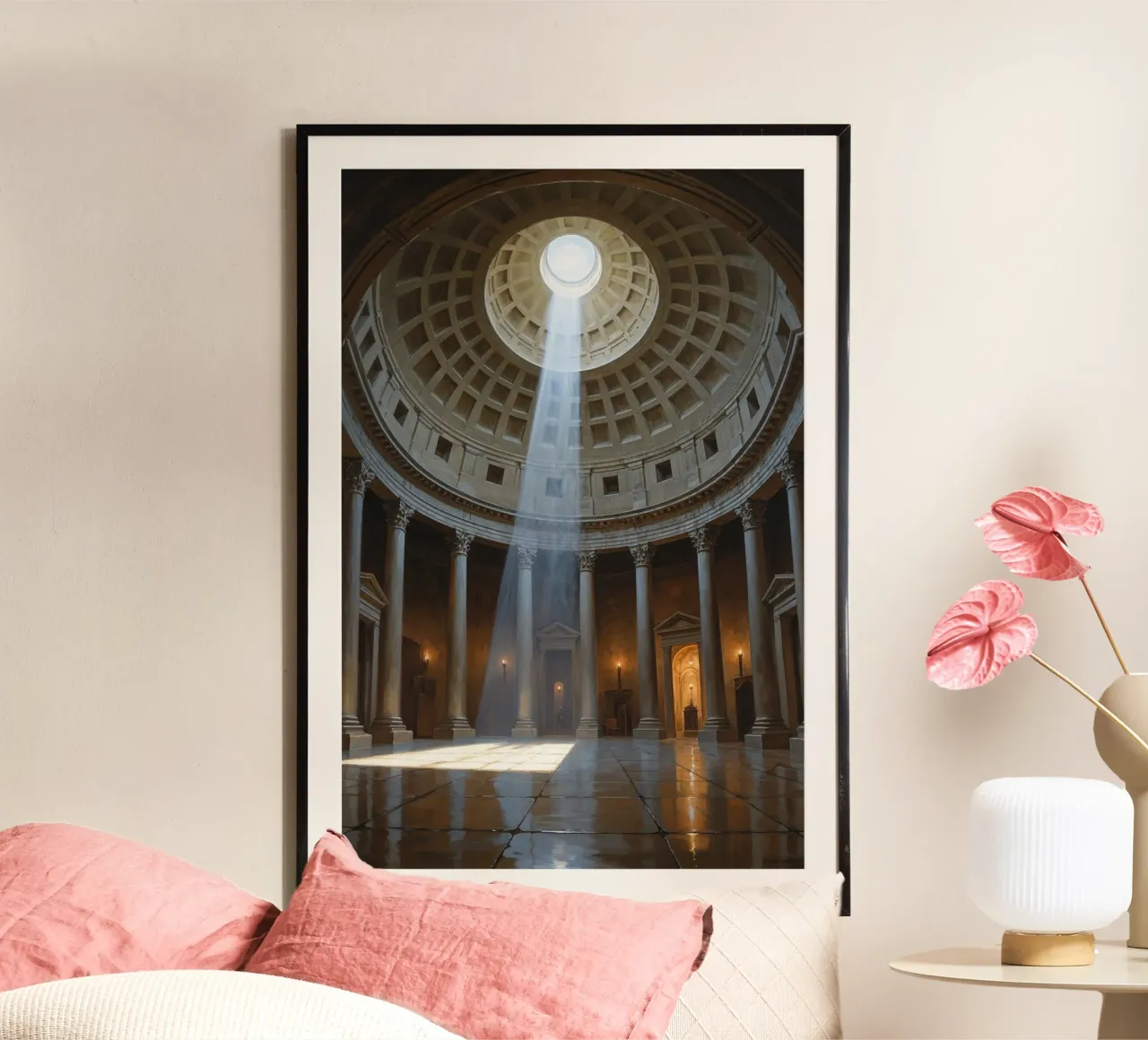 Sacred Light of the Pantheon carta hahnemühle da AlbertKlee