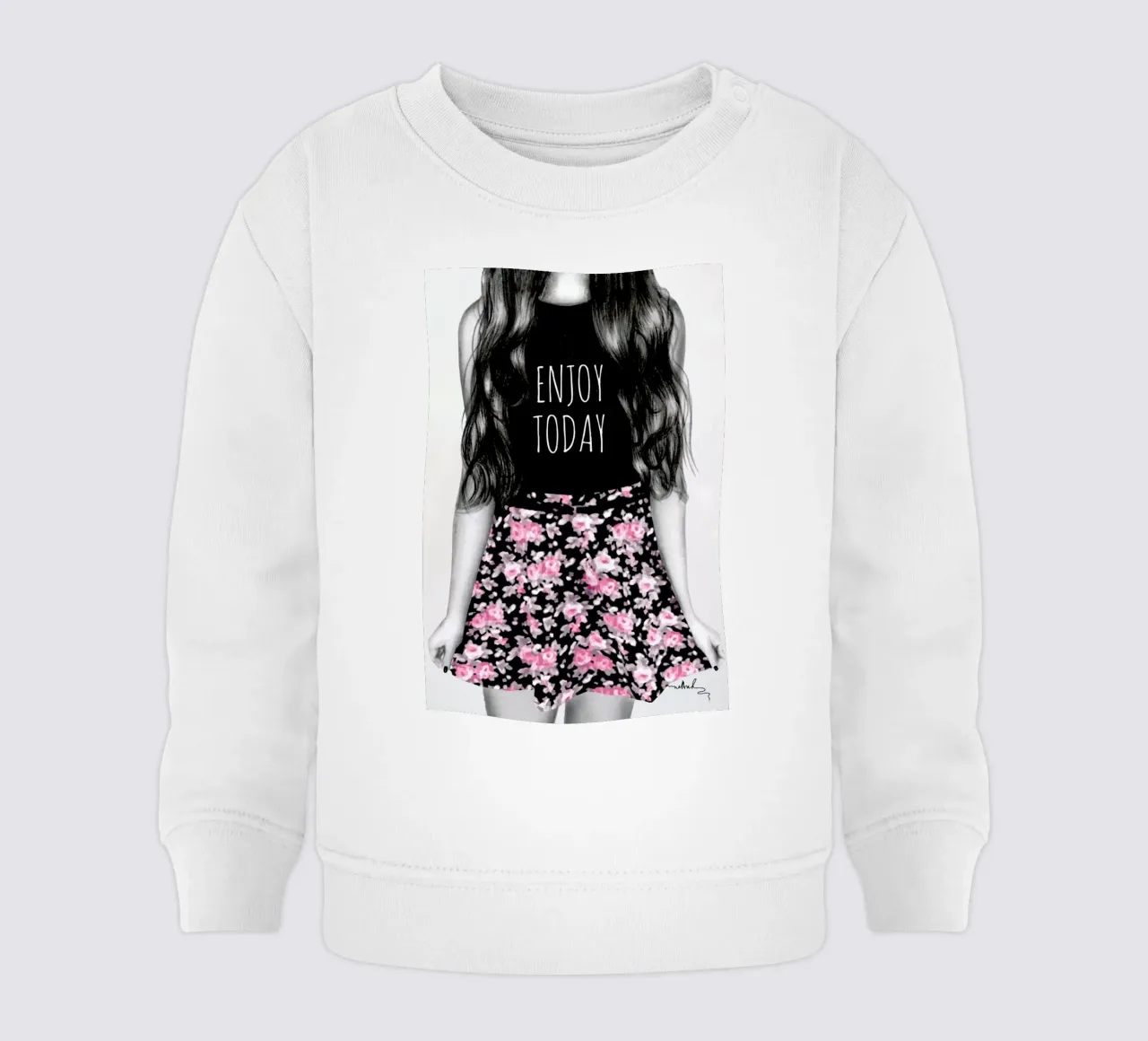 Enjoy Today felpa neonato da Nettsch