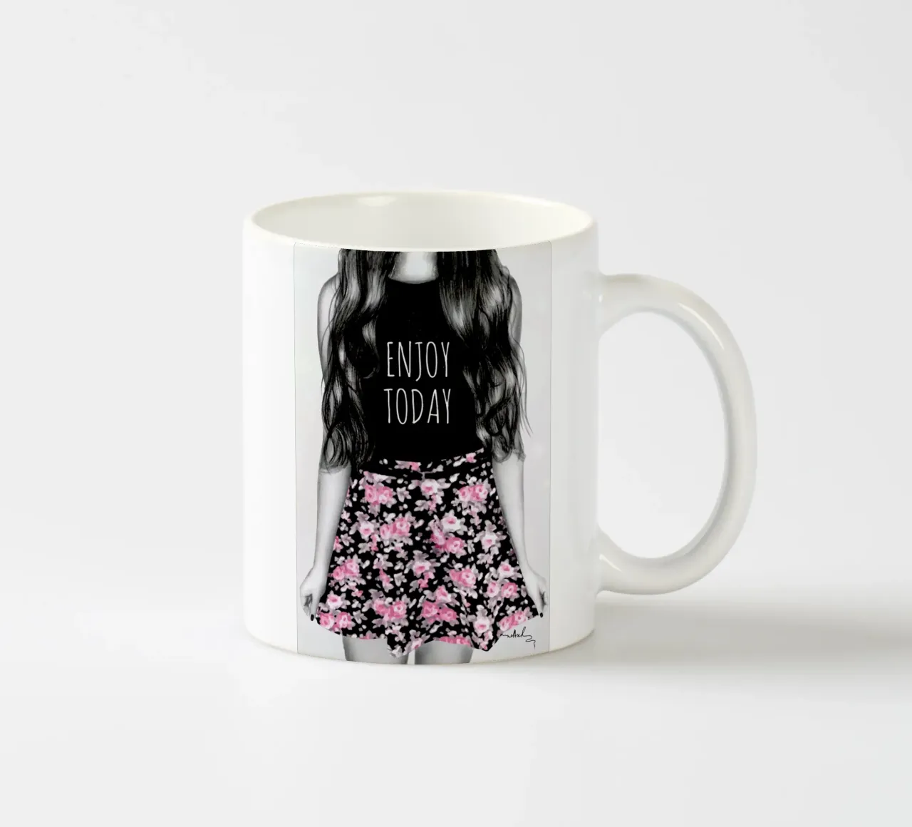 Enjoy Today tazza in ceramica da Nettsch