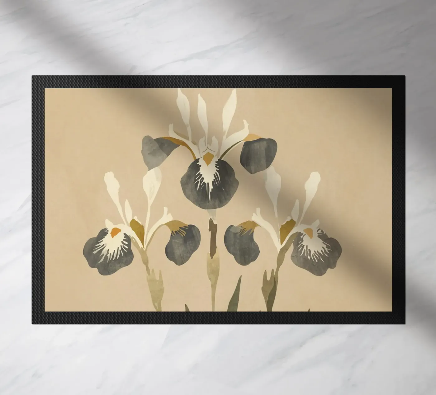 Irises 2 doormat by ThingDesign