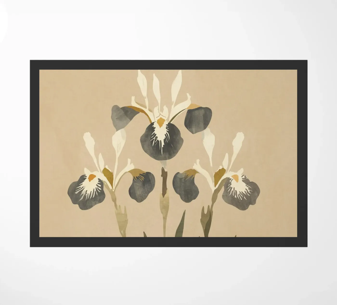 Irises 2 Fußmatte von ThingDesign
