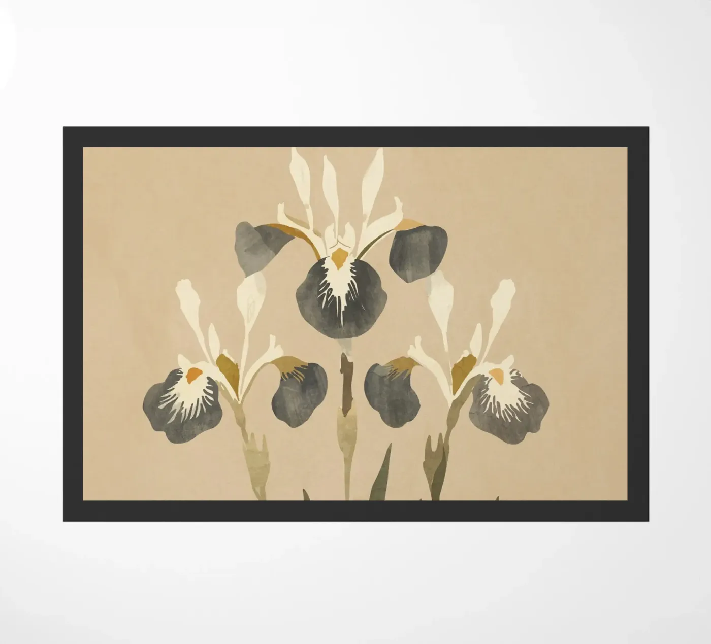 Irises 2 doormat by ThingDesign