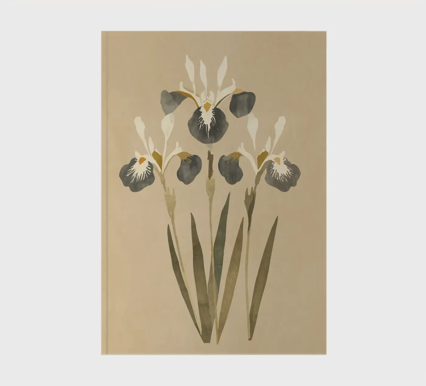 Irises 2 notebook by ThingDesign