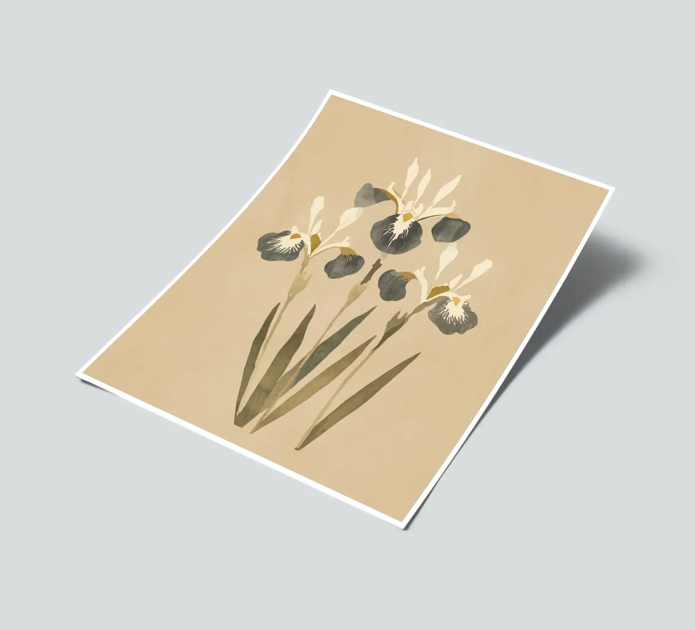 Irises 2 sticker sheet by ThingDesign