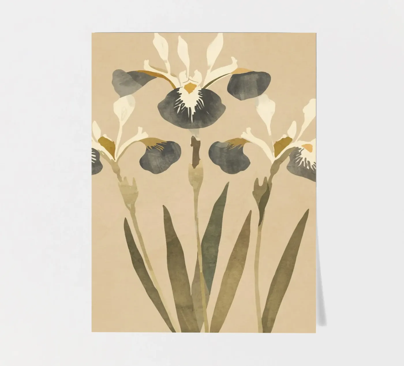 Irises 2 sticker sheet by ThingDesign