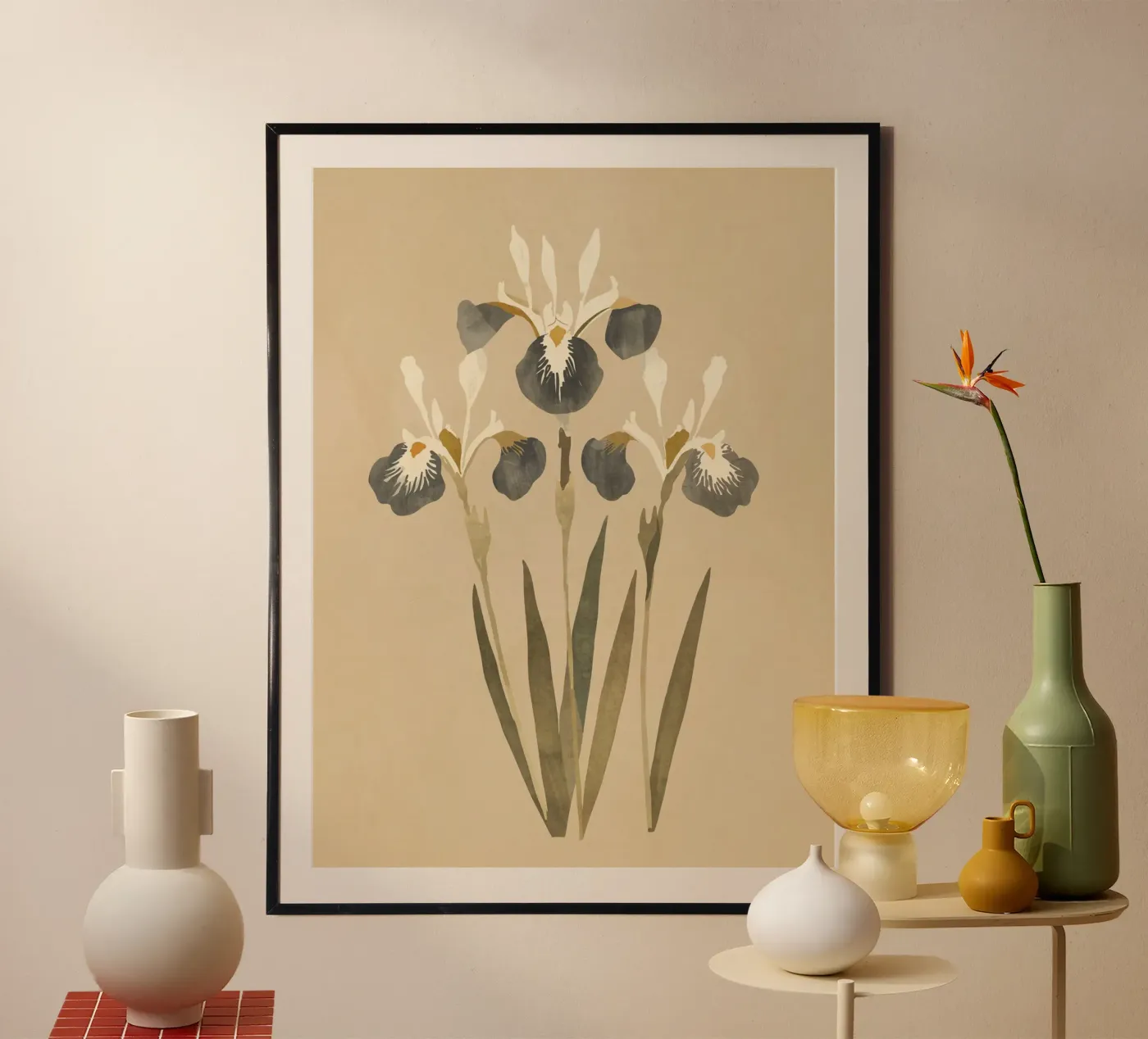 Irises 2 poster van ThingDesign