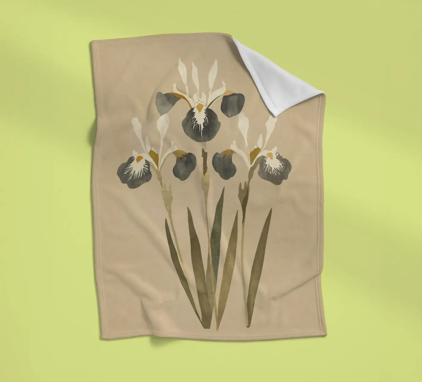 Irises 2 coperta in pile da ThingDesign