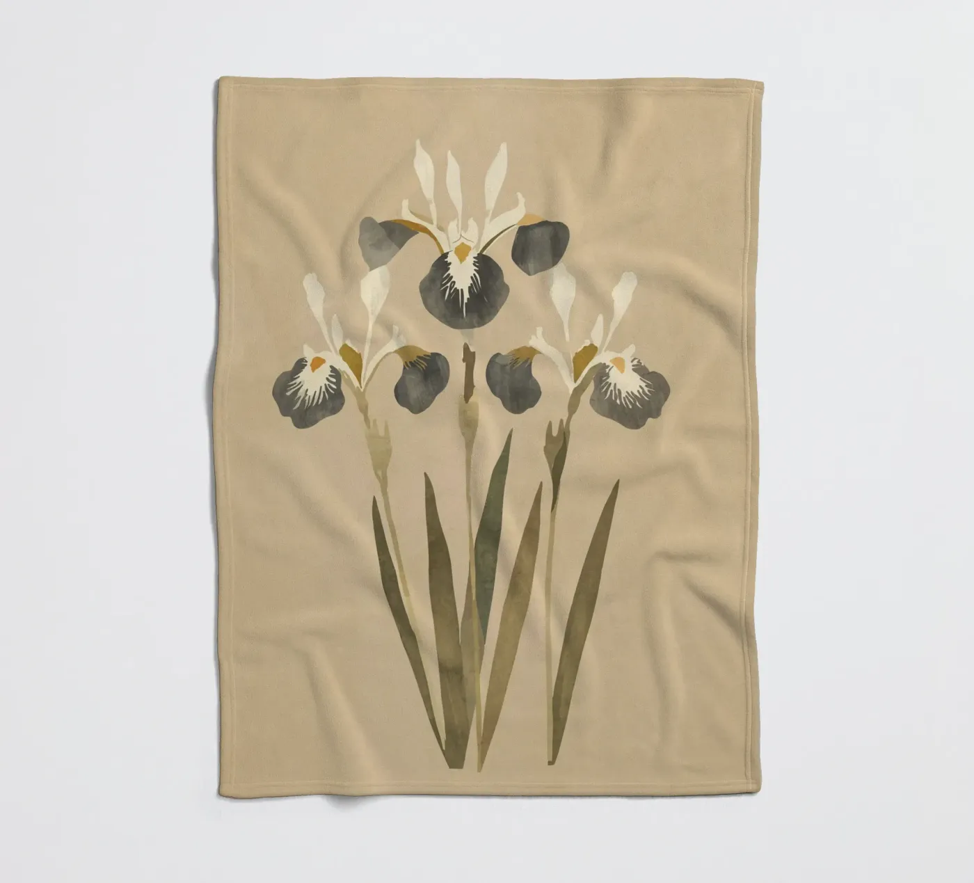 Irises 2 coperta in pile da ThingDesign