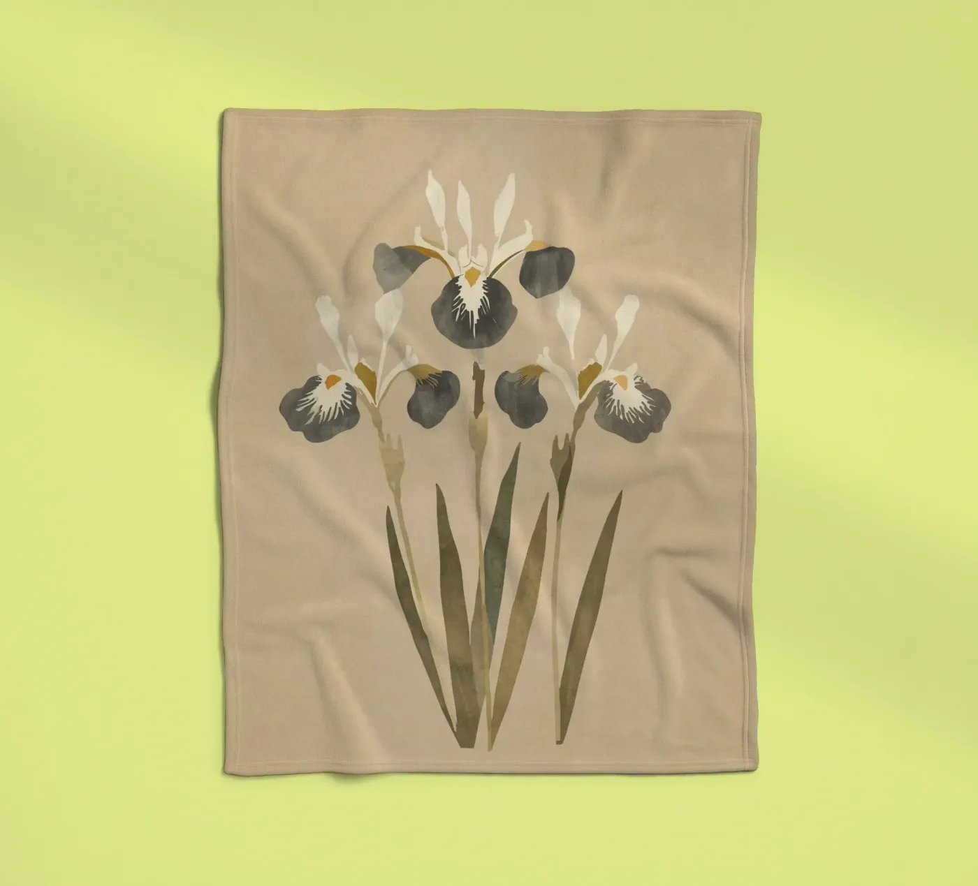 Irises 2 coperta in pile da ThingDesign