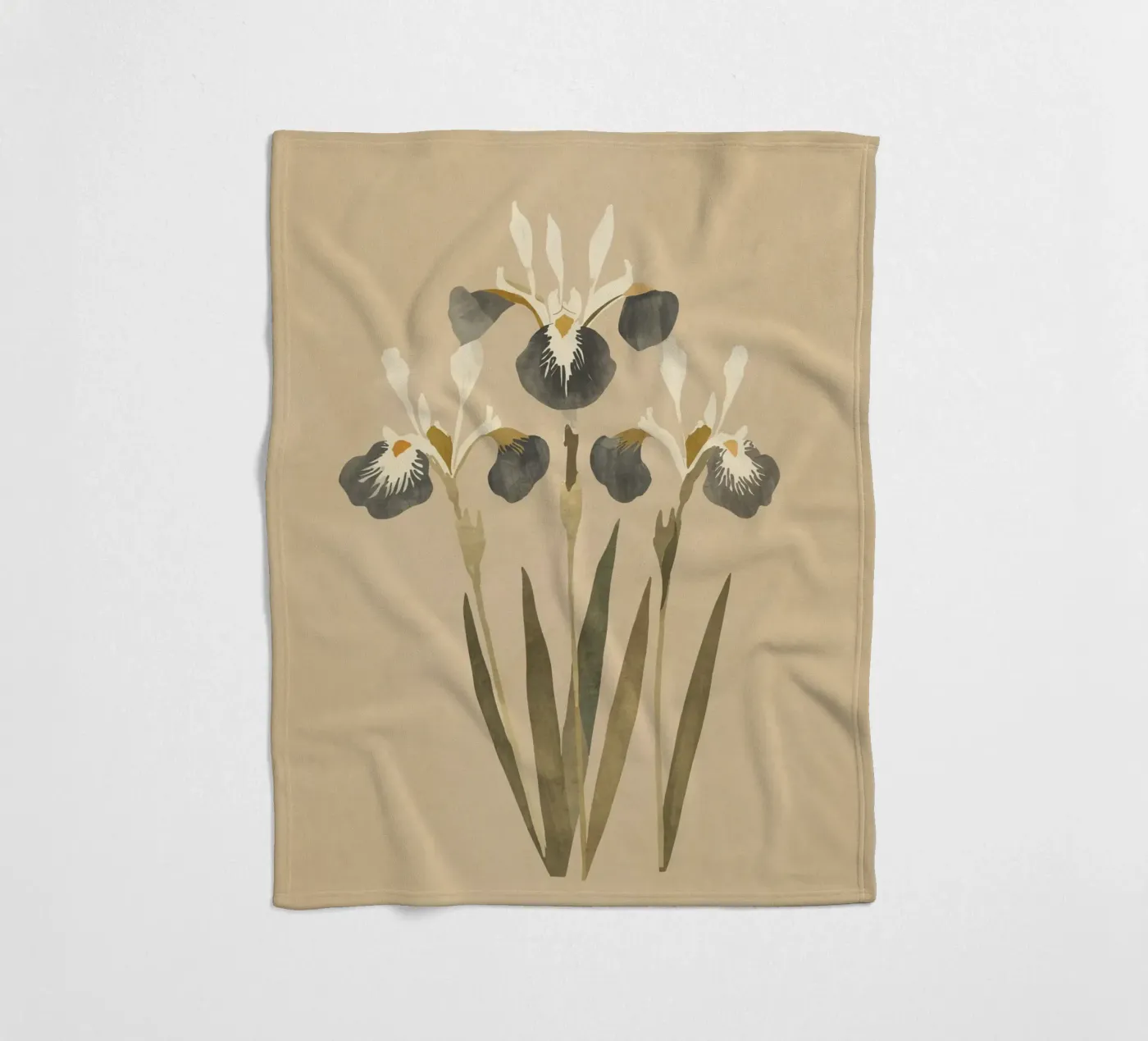 Irises 2 coperta in pile da ThingDesign