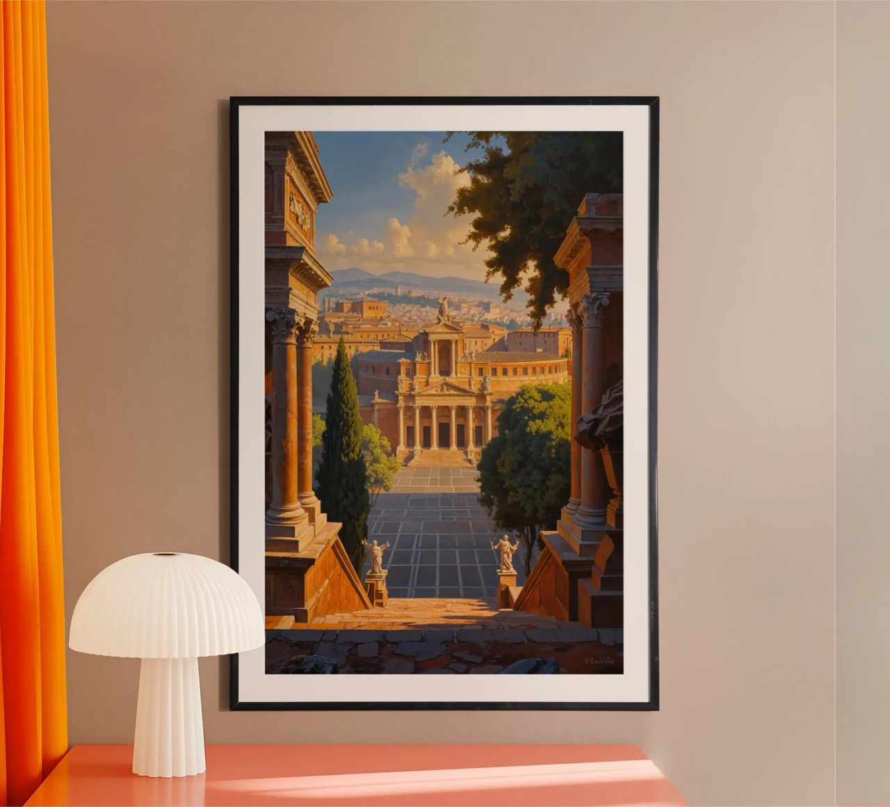 Steps to Eternity in Rome poster by AlbertKlee