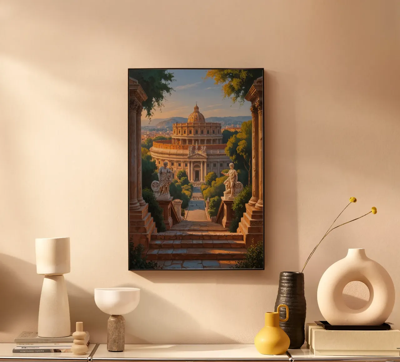 Gateway to the Eternal City acrylic glass by AlbertKlee