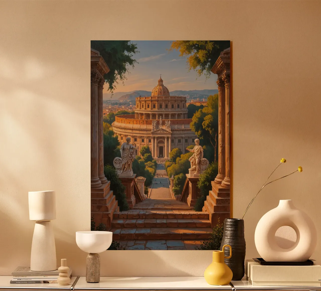 Gateway to the Eternal City acrylic glass by AlbertKlee