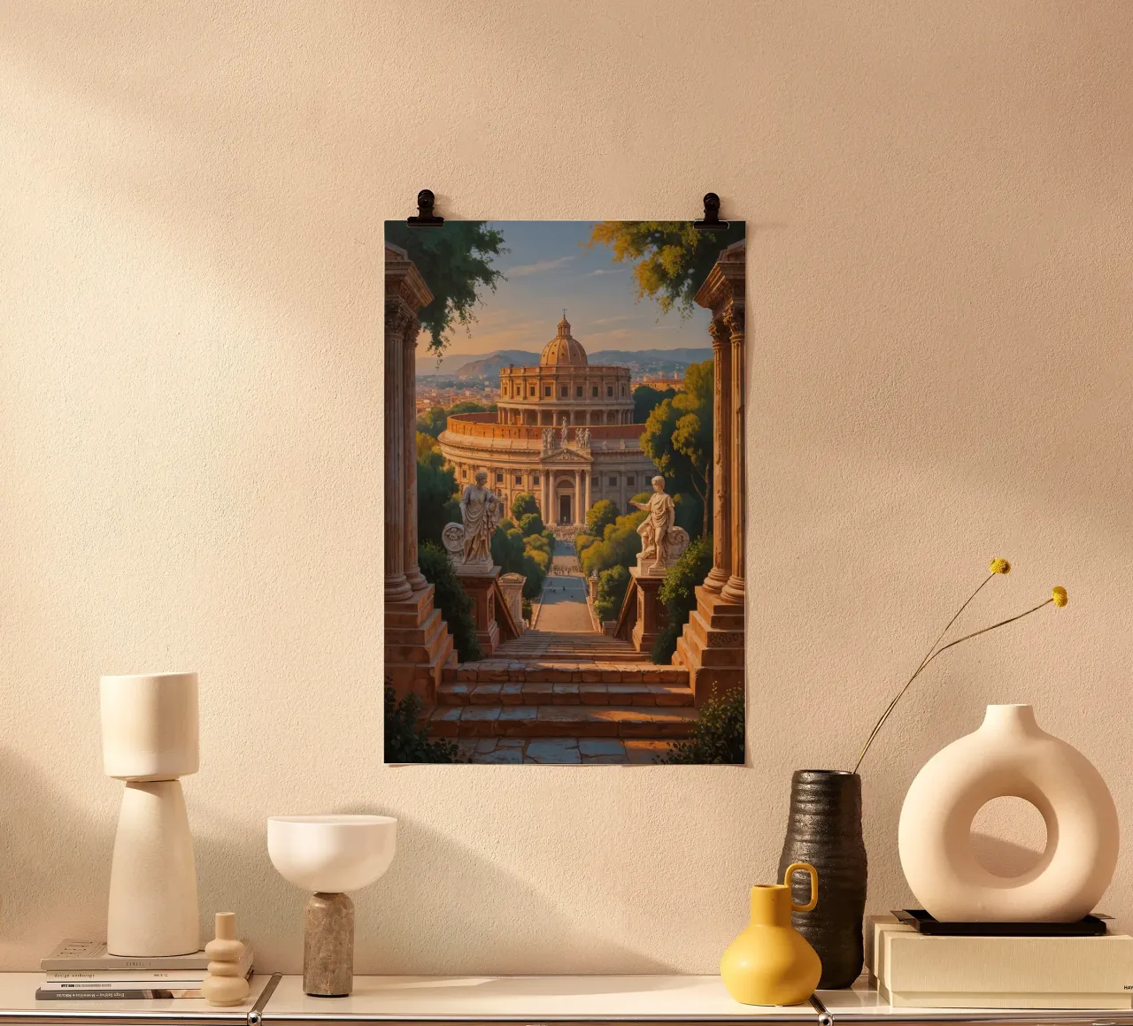 Gateway to the Eternal City poster by AlbertKlee