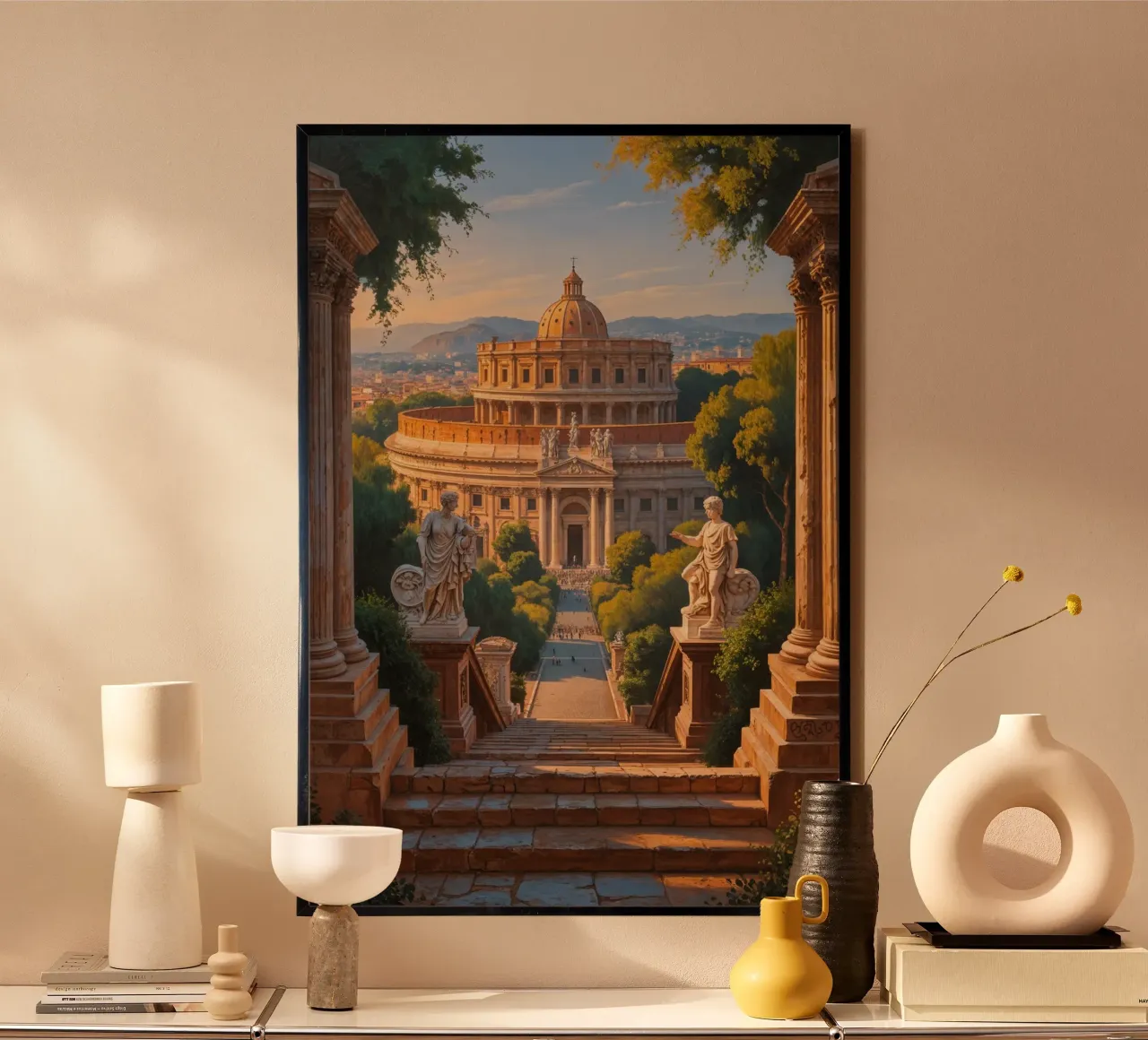 Gateway to the Eternal City poster by AlbertKlee