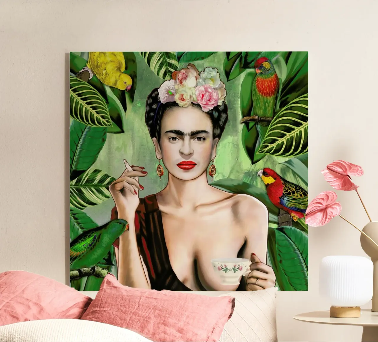 Frida Con Amigos plexiglass da Nettsch