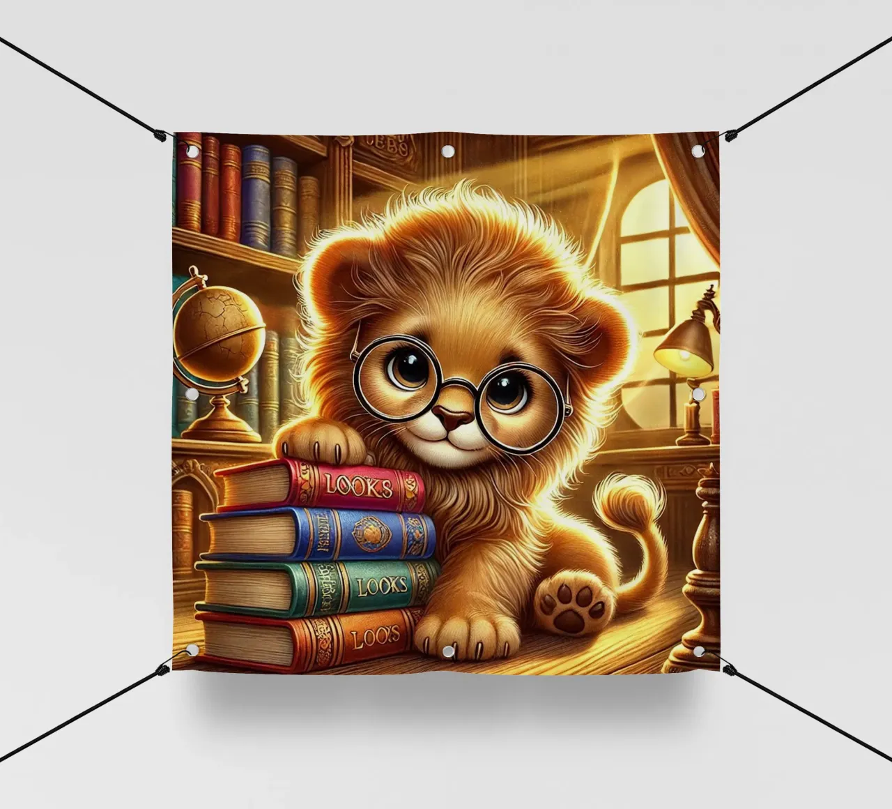 Curious Little Librarian pvc cover by FluffyToons