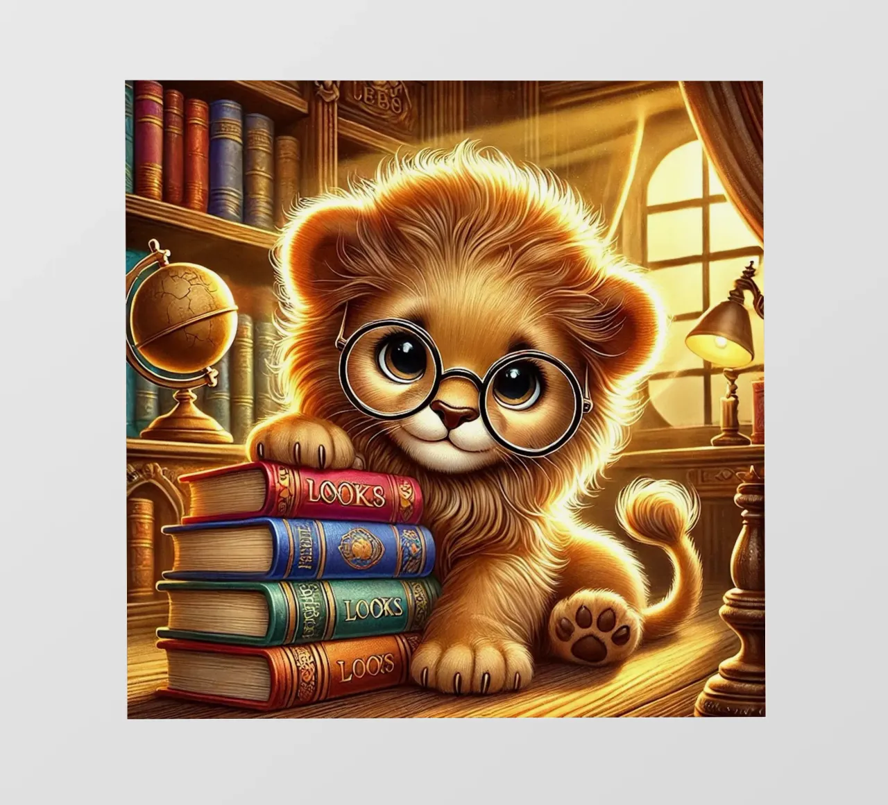 Curious Little Librarian pvc cover by FluffyToons